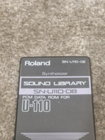 Roland SN-U110-09 Sound Library For Roland U-110 Sound Library - Rare Collection - Excellent - Image 5