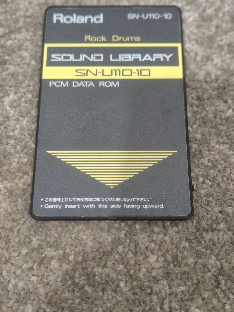 Roland SN-U110-10 Sound Library For Roland U-110 Expansion Card - Excellent - Image 3