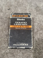Rhodes Sound Library SN-U01-11R Sound Library - Rare Collection - Excellent w/ Original Box - Image 4