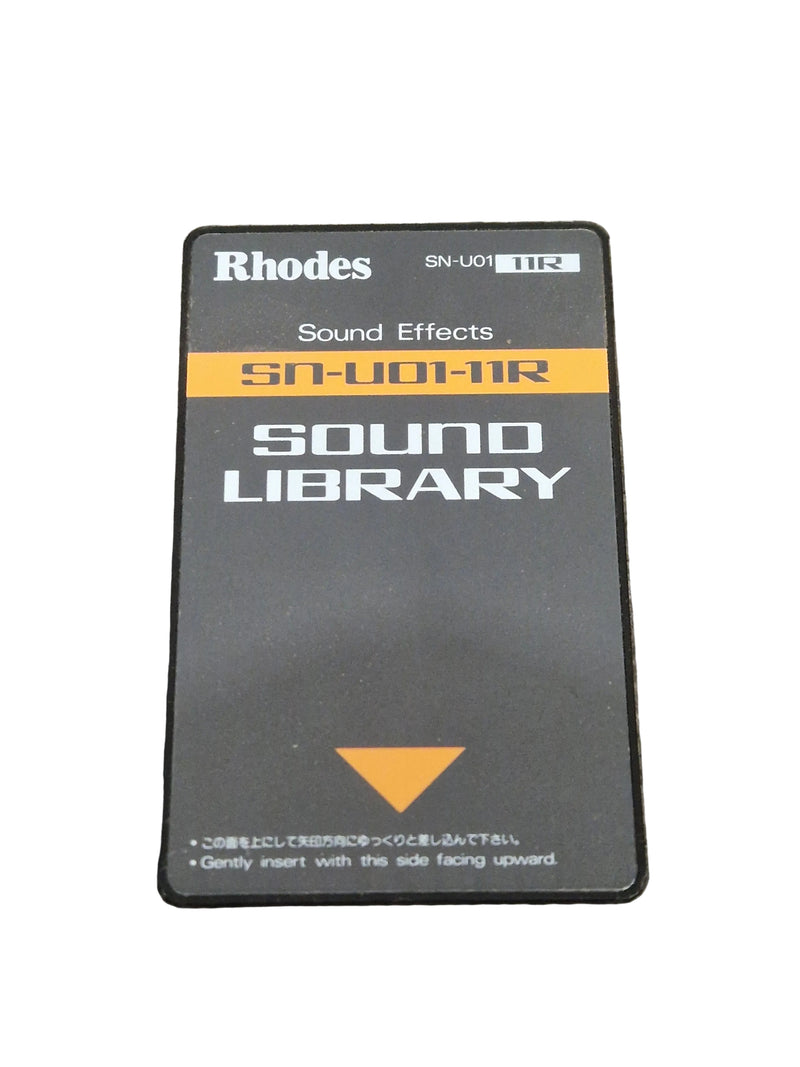 Rhodes Sound Library SN-U01-11R Sound Library - Rare Collection - Excellent w/ Original Box - Image 1