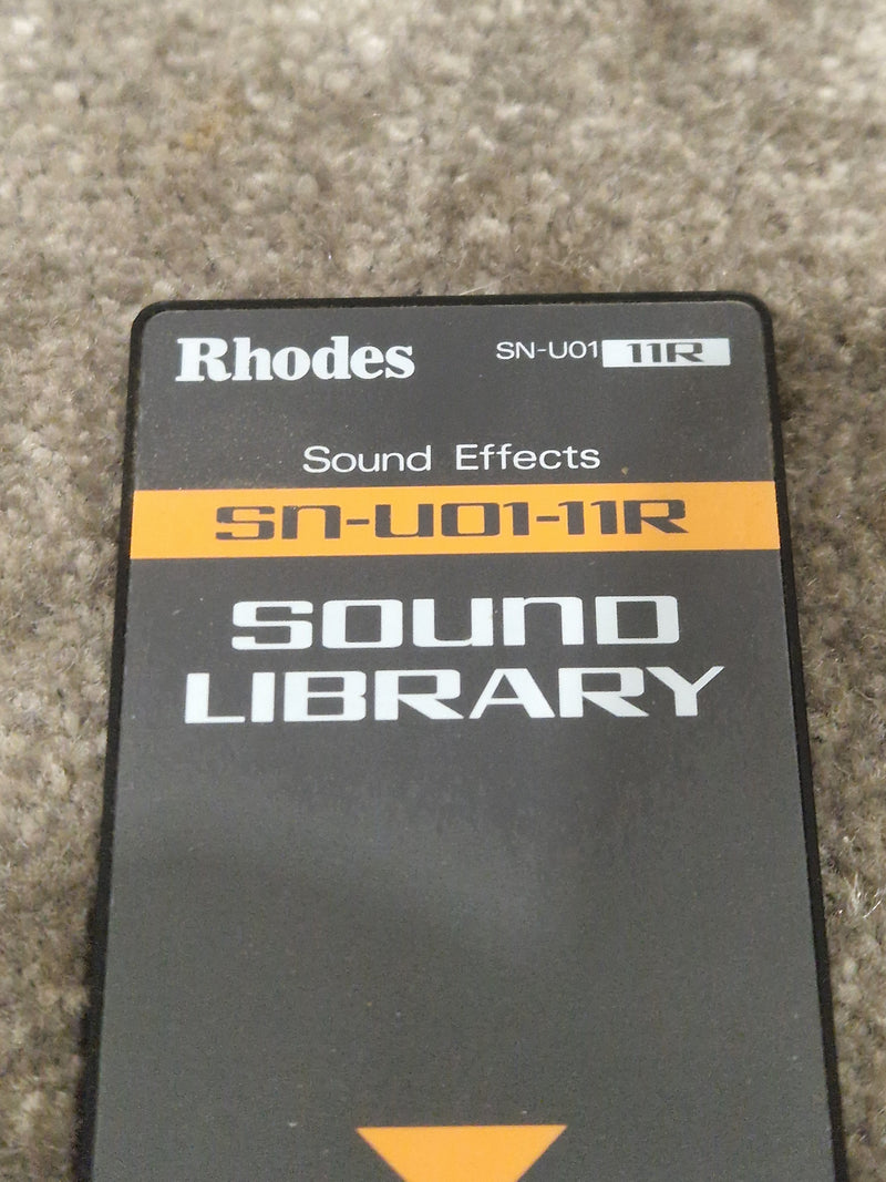 Rhodes Sound Library SN-U01-11R Sound Library - Rare Collection - Excellent w/ Original Box - Image 8