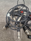 JOB-LOT OF Microphone Cables - 7X Black Cables - Assorted Lengths - Good - Photo 4