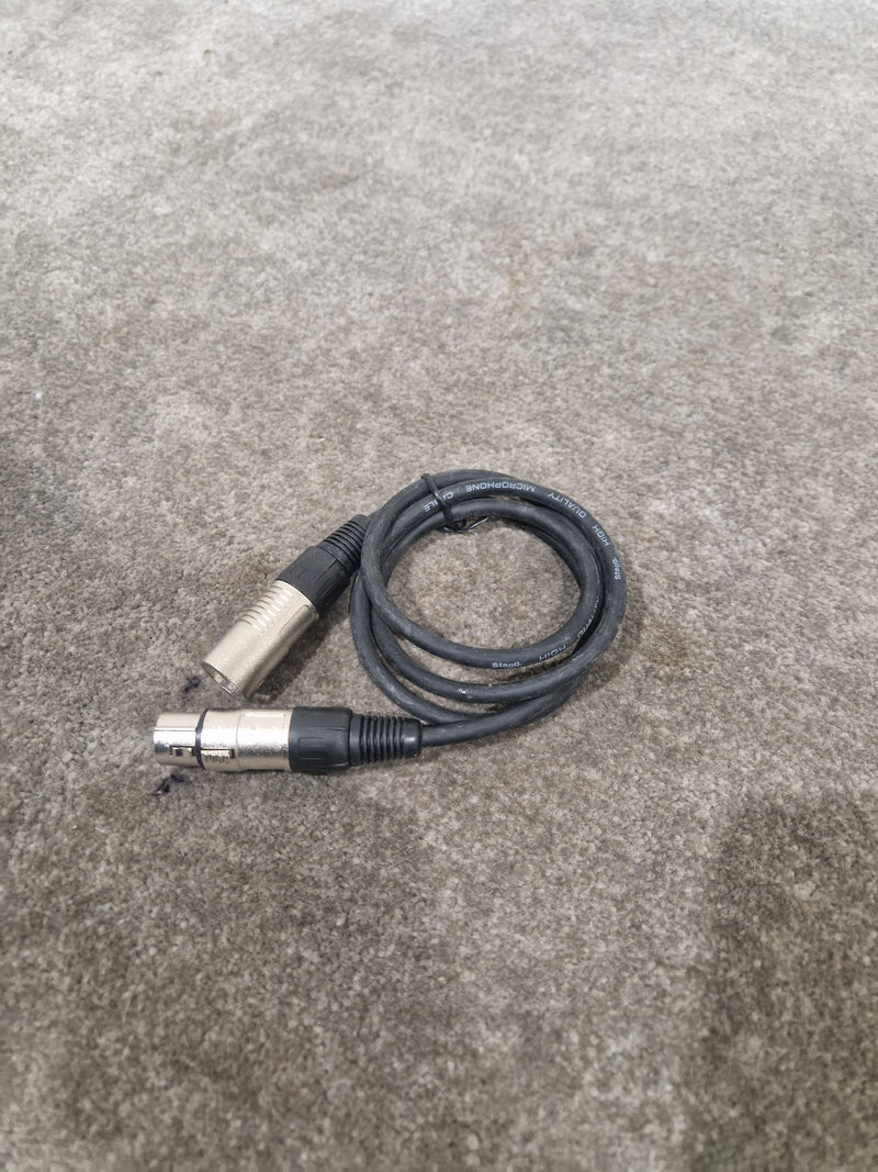 JOB-LOT OF Microphone Cables - 7X Black Cables - Assorted Lengths - Good - Image 9
