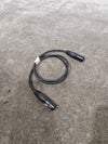 JOB-LOT OF Microphone Cables - 7X Black Cables - Assorted Lengths - Good - Photo 10