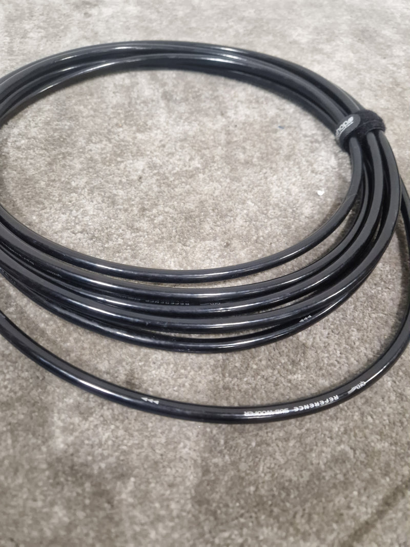 QED Single Reference Subwoofer Cable High Quality Black 15FT Audio Cable - High Fidelity - Excellent - Image 2
