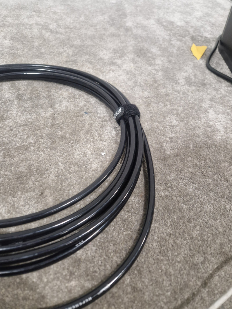 QED Single Reference Subwoofer Cable High Quality Black 15FT Audio Cable - High Fidelity - Excellent - Image 6