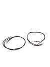Purple RCA Phono Cable Straight Wire 2FT Pair Audio Cable - High-Quality - Excellent - Photo 1