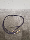 Purple RCA Phono Cable Straight Wire 2FT Pair Audio Cable - High-Quality - Excellent - Photo 4