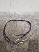 Purple RCA Phono Cable Straight Wire 2FT Pair Audio Cable - High-Quality - Excellent - Image 4