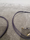 Purple RCA Phono Cable Straight Wire 2FT Pair Audio Cable - High-Quality - Excellent - Photo 6