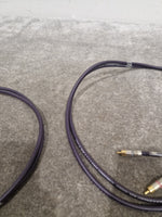 Purple RCA Phono Cable Straight Wire 2FT Pair Audio Cable - High-Quality - Excellent - Image 6