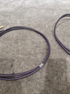 Purple RCA Phono Cable Straight Wire 2FT Pair Audio Cable - High-Quality - Excellent - Photo 2