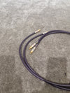 Purple RCA Phono Cable Straight Wire 2FT Pair Audio Cable - High-Quality - Excellent - Photo 3