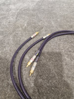 Purple RCA Phono Cable Straight Wire 2FT Pair Audio Cable - High-Quality - Excellent - Image 7