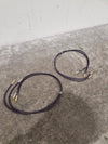 Purple RCA Phono Cable Straight Wire 2FT Pair Audio Cable - High-Quality - Excellent - Photo 8