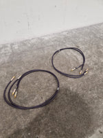 Purple RCA Phono Cable Straight Wire 2FT Pair Audio Cable - High-Quality - Excellent - Image 8