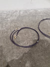 Purple RCA Phono Cable Straight Wire 2FT Pair Audio Cable - High-Quality - Excellent - Photo 9