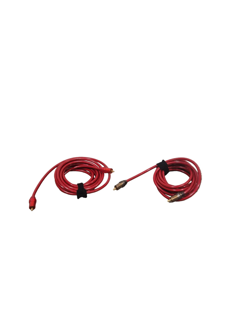 High Qaulity 5FT Red RCA Phono Cable Pair Single Heads Audio Cable - Superior Signal - Excellent - Image 1