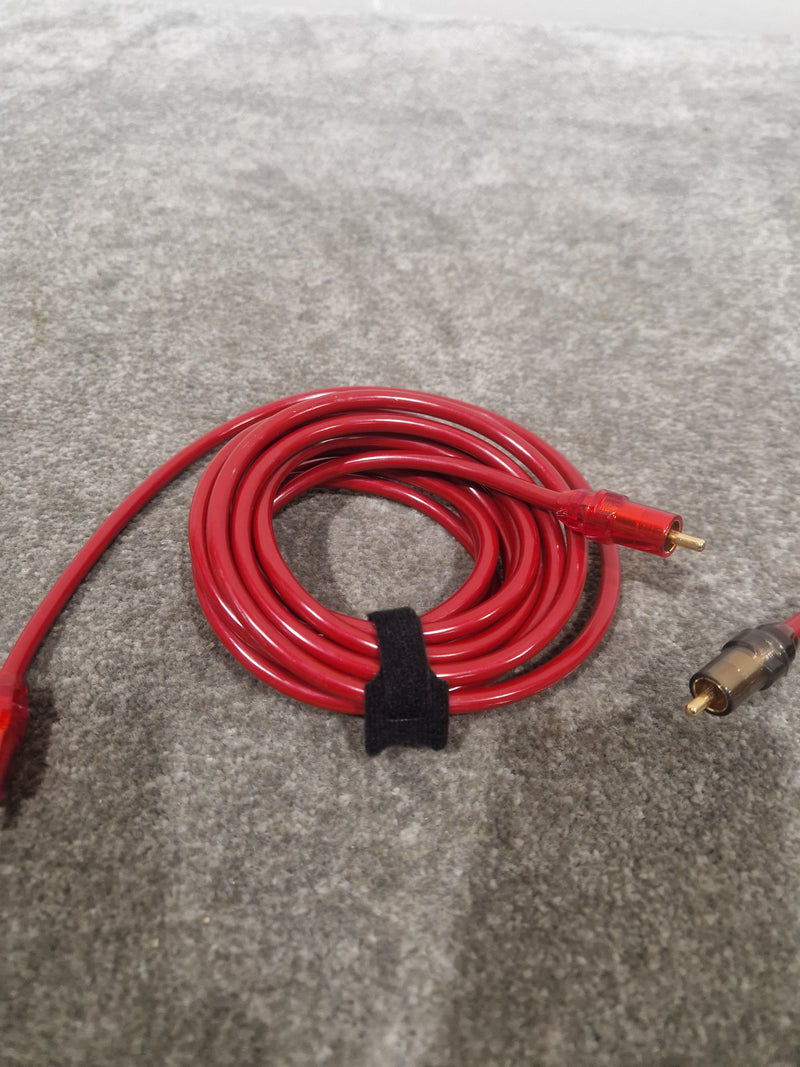 High Qaulity 5FT Red RCA Phono Cable Pair Single Heads Audio Cable - Superior Signal - Excellent - Image 6