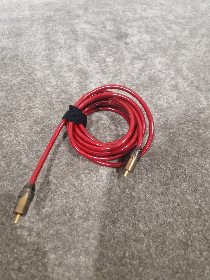 High Qaulity 5FT Red RCA Phono Cable Pair Single Heads Audio Cable - Superior Signal - Excellent - Image 10