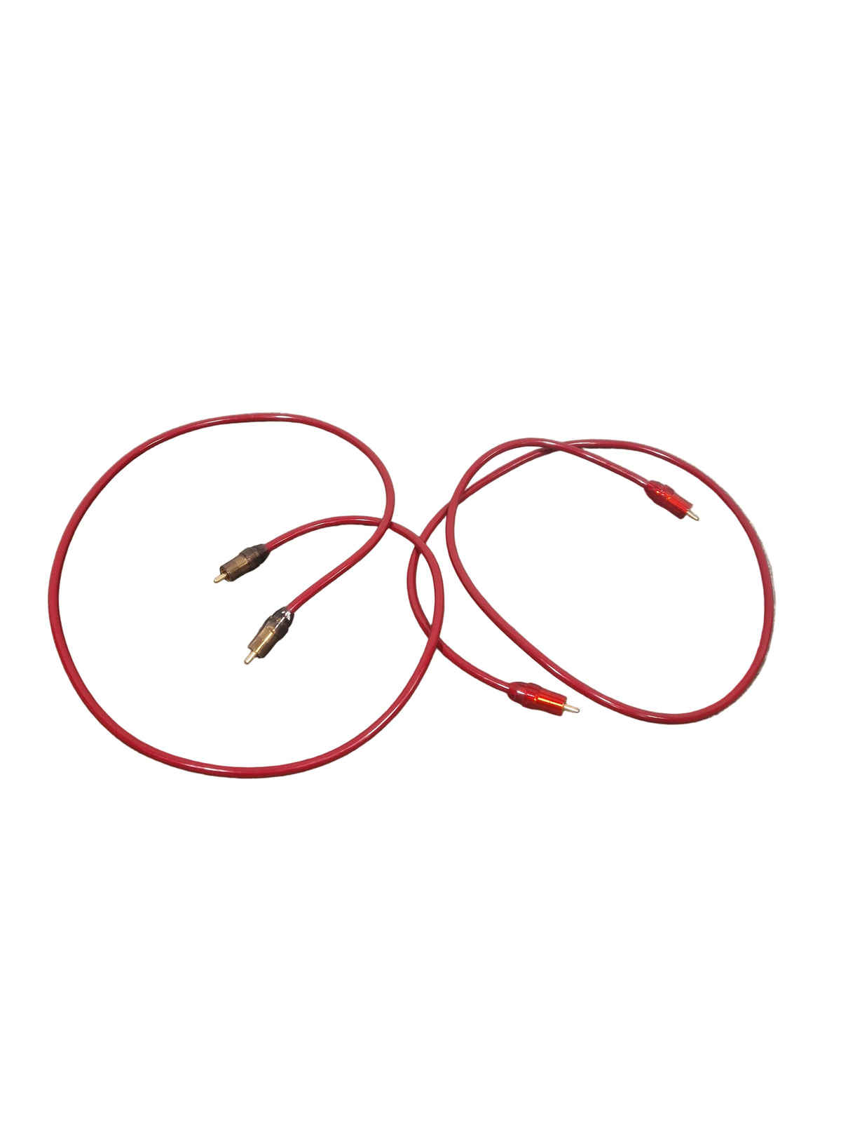 High Qaulity 1FT Red RCA Phono Cable Pair Single Heads Audio Cable - Durable Construction - Excellent