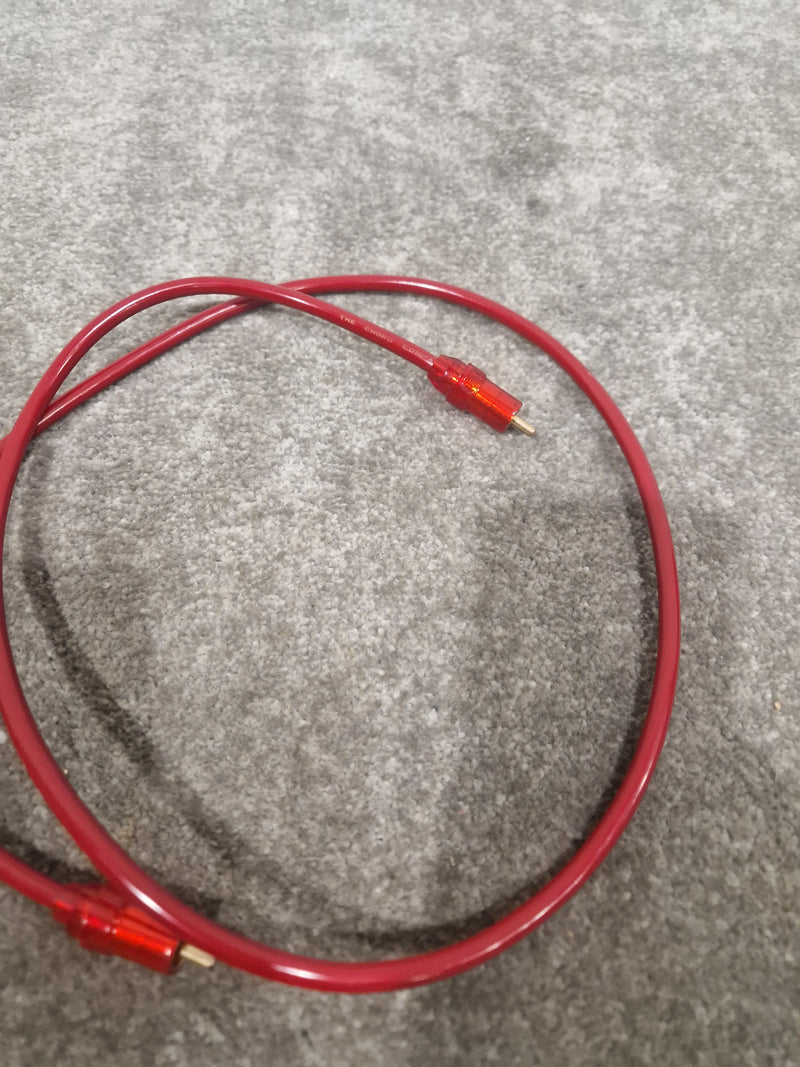 High Qaulity 1FT Red RCA Phono Cable Pair Single Heads Audio Cable - Durable Construction - Excellent - Image 7