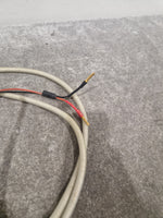 8ft White Banana Phono Lead Pair - High Quality Cables - Very Good - Image 3