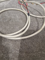 8ft White Banana Phono Lead Pair - High Quality Cables - Very Good - Image 12