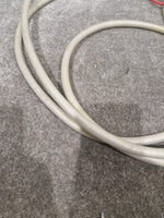 8ft White Banana Phono Lead Pair - High Quality Cables - Very Good - Image 11
