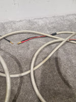 8ft White Banana Phono Lead Pair - High Quality Cables - Very Good - Image 5