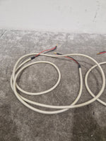 8ft White Banana Phono Lead Pair - High Quality Cables - Very Good - Image 16