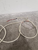 8ft White Banana Phono Lead Pair - High Quality Cables - Very Good - Image 17