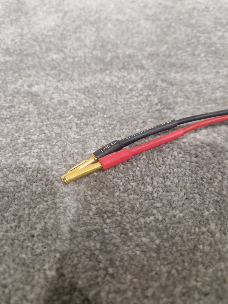 8ft White Banana Phono Lead Pair - High Quality Cables - Very Good - Image 6