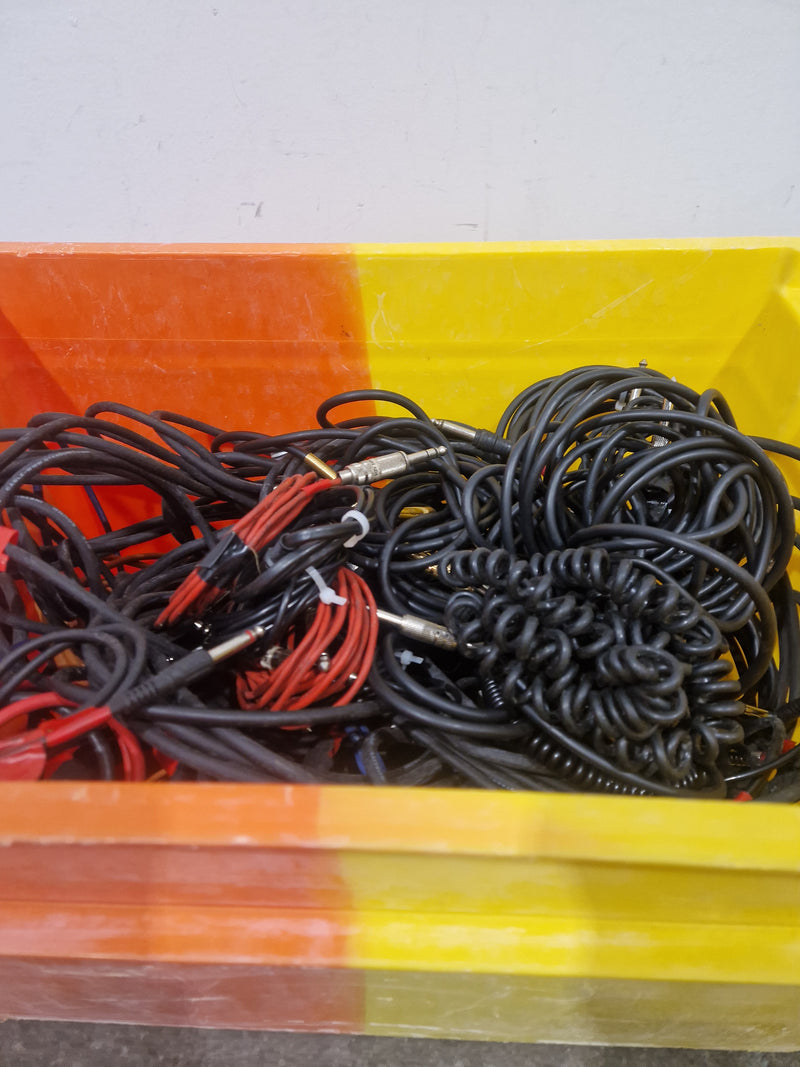 JOB-LOT OF Guitar/Speaker Jack Cables - 36X Multicoloured Audio Cables - Mixed Brands - Good - Image 3