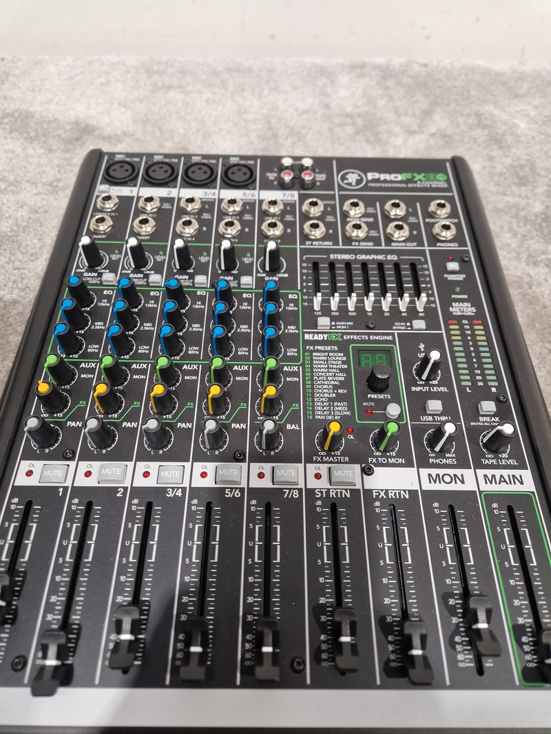 Mackie PROFX8 8-Channel Effects Mixer - Built-In Effects - Excellent w/ Original Box & Power Cable - Image 10