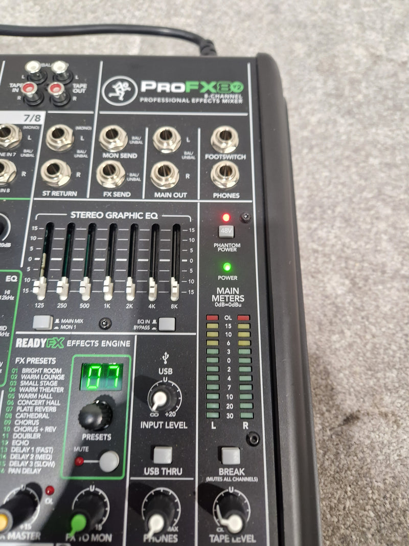 Mackie PROFX8 8-Channel Effects Mixer - Built-In Effects - Excellent w/ Original Box & Power Cable - Image 19