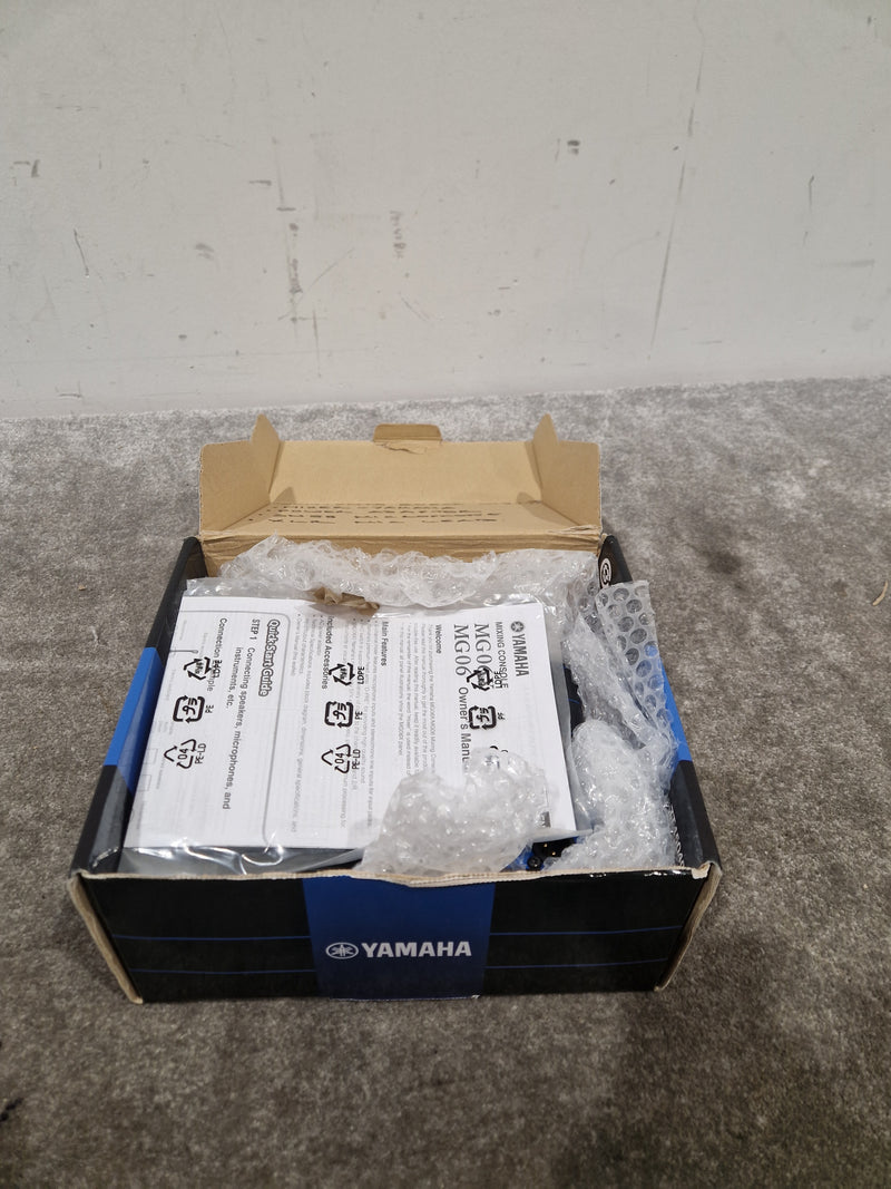 Yamaha MG06X 6-Channel Mixer - Compact Design - Excellent w/ Original Box & Power Supply - Image 2