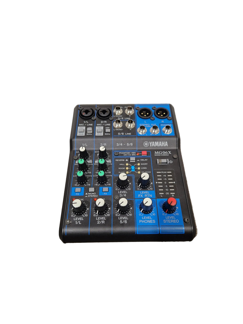 Yamaha MG06X 6-Channel Mixer - Compact Design - Excellent w/ Original Box & Power Supply - Image 1