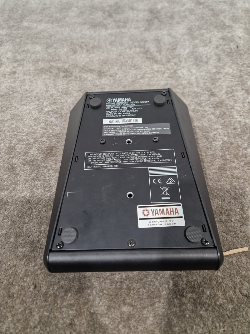 Yamaha MG06X 6-Channel Mixer - Compact Design - Excellent w/ Original Box & Power Supply - Image 10