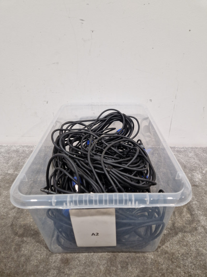 JOB-LOT OF Lynx Speakon Cables X6 All Black Audio Accessories - Excellent Quality - Image 5