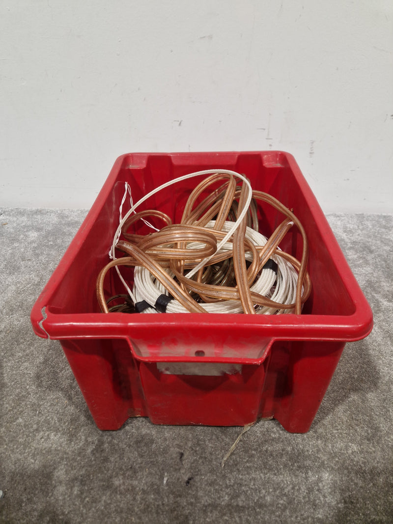 JOB-LOT OF HI-FI Bare Wire Multicoloured 12X Cable - Good Condition - Image 2