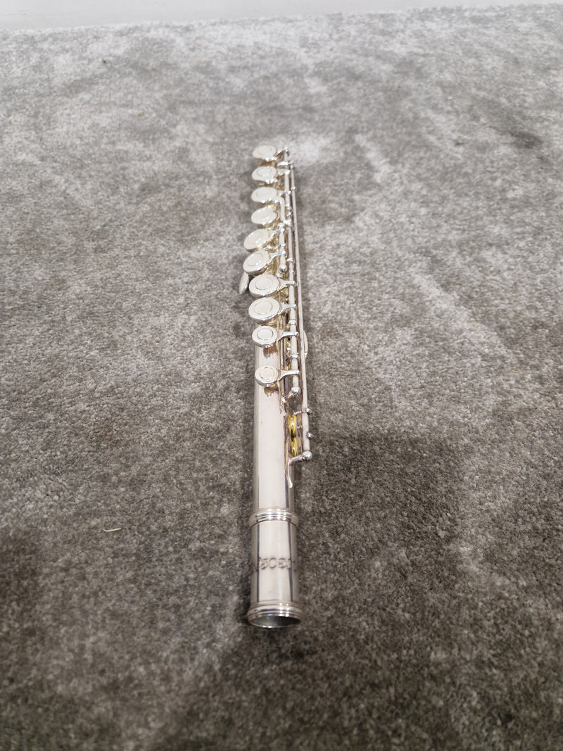 Osborne Engraved Silver Standard Nickel Flute - Elegant Design - Good w/ Hard Case - Image 12