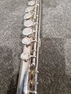 Osborne Engraved Silver Standard Nickel Flute - Elegant Design - Good w/ Hard Case - Photo 3