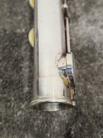 Osborne Engraved Silver Standard Nickel Flute - Elegant Design - Good w/ Hard Case - Image 14