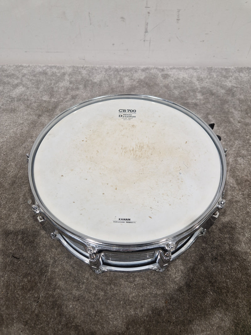 CB700 - Educational Snare Drum - Chrome - Good w/ Hard Case & Drum sticks & Drum stand - Image 16