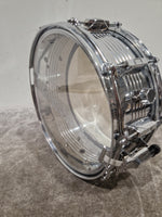 CB700 - Educational Snare Drum - Chrome - Good w/ Hard Case & Drum sticks & Drum stand - Image 20