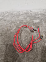 2FT Red Solid Bendable Phono Cables Single Head Pair Audio Cables - Durable Design - Excellent - Image 13