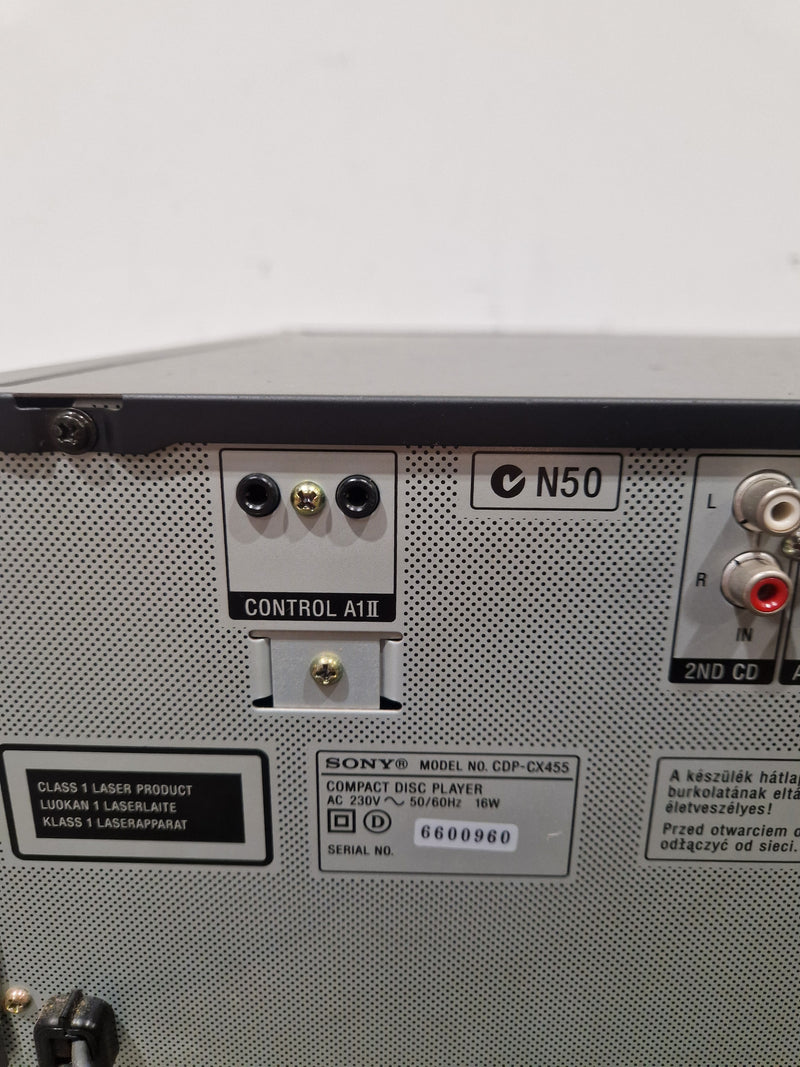 Sony CDP-CX455 CD Changer - 400-Disc Capacity - Good w/ Original Box & Power Cable & Remote - Image 23