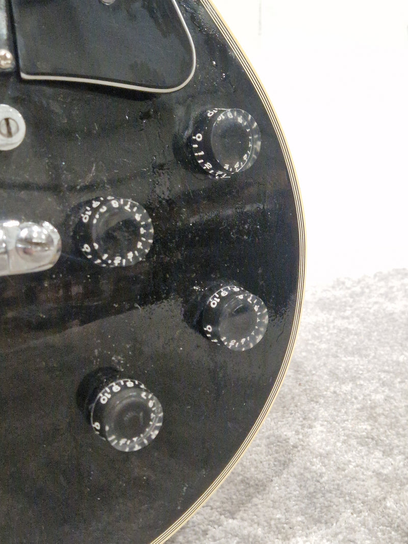 Kay Black Les Paul Style Electric Guitar - Solid Body - Good - Image 13