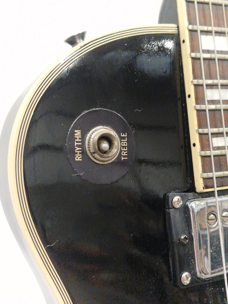 Kay Black Les Paul Style Electric Guitar - Solid Body - Good - Image 7
